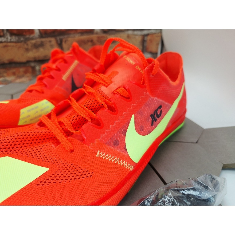 Nike ZoomX Dragonfly XC Cross Country Spikes Orange Volt Men Sz 12.5 Bag Spikes - Picture 4 of 10